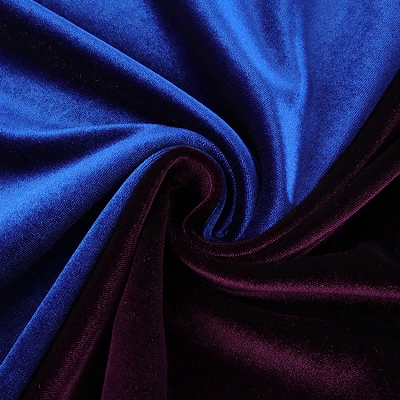 Tissu velours 90% polyester 10% élasthanne