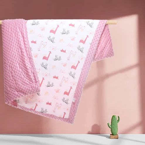 Couverture de bébé à tricoter pour les débutants
