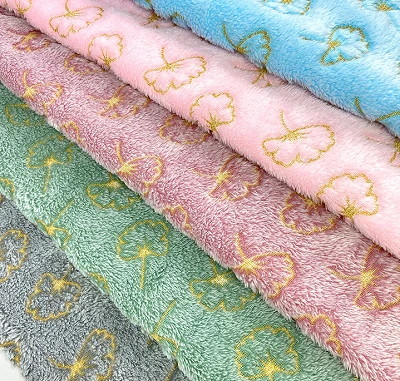 Tissu Flanelle Bronzé