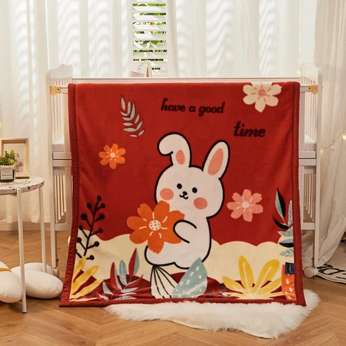 Couverture pour bébé Raschel double épaisseur
