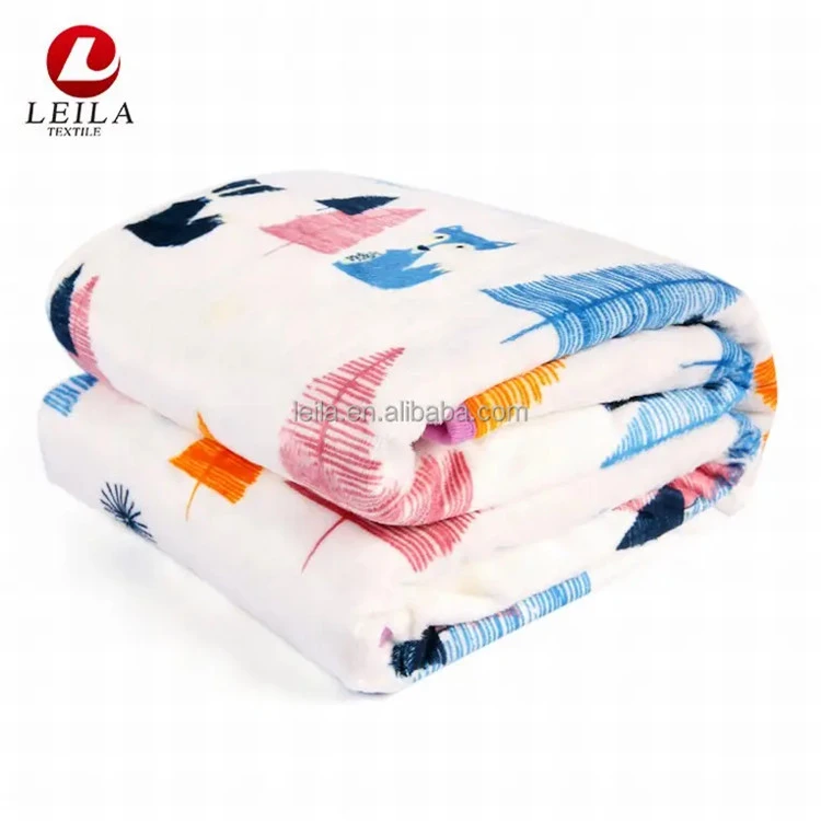 Couverture pour bébé en flanelle personnalisée