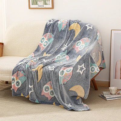 Couverture lumineuse en flanelle