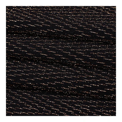 Tissu tricoté jacquard doré et argenté