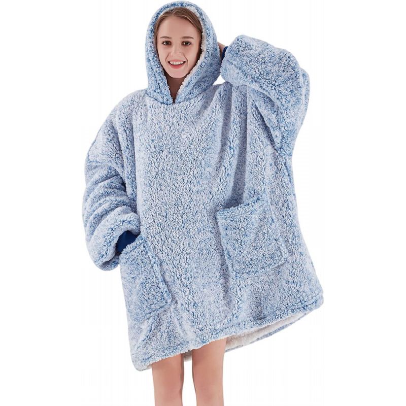 Sweat à capuche Couverture Sherpa