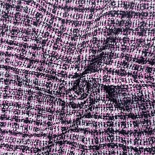 Tissu Jacquard à tricoter à carreaux