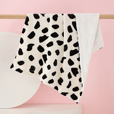 Minky Dots Blankets For Newborn