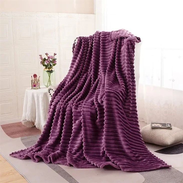 signature coral blanket
