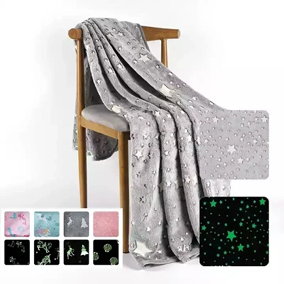 Couverture lumineuse 100% polyester