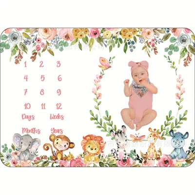 Coffret cadeau couverture bébé Milestone