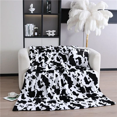 Couverture imprimée vache