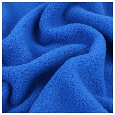 Tissu polaire anti-boulochage à brosse double face d'un côté