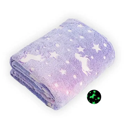 Couverture lumineuse violette