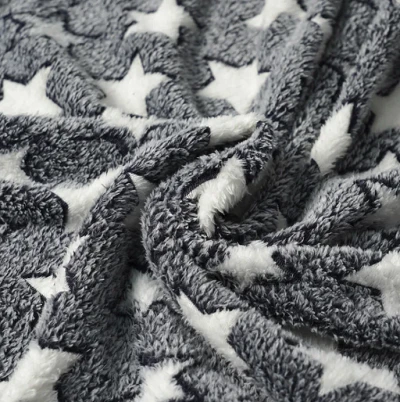 Tissu flanelle imprimé étoiles
