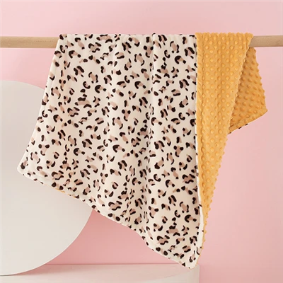 Couvertures à pois Minky par sublimation