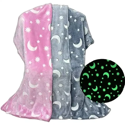 Couverture de flanelle imprimée en étoile