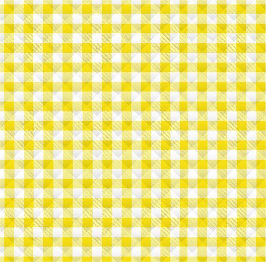 Yellow Plaid Picnic Mat