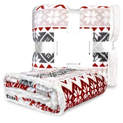 Couverture de Noël 100% polyester