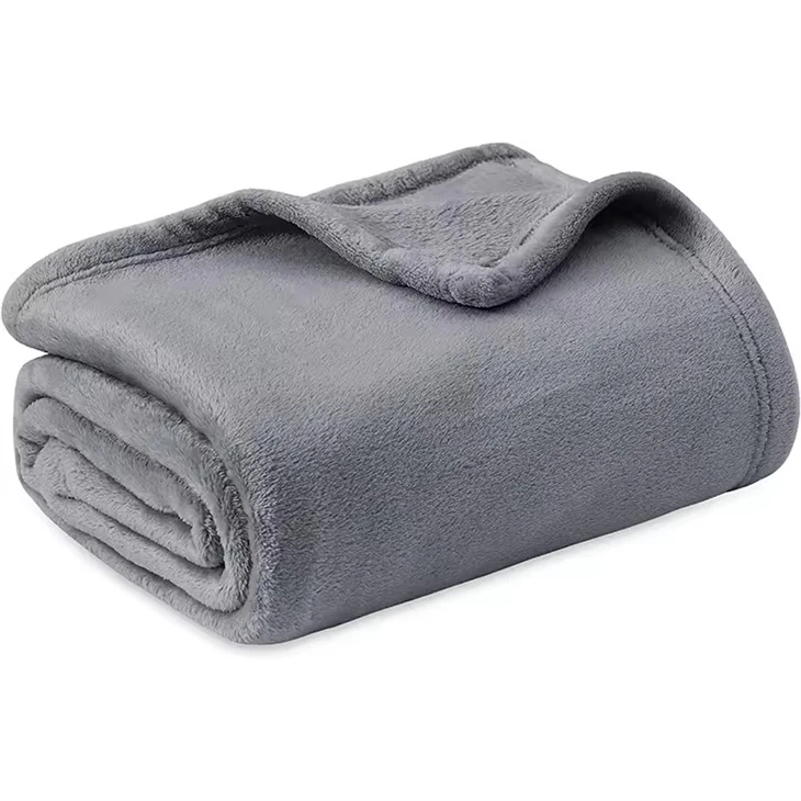 Couverture de flanelle corail