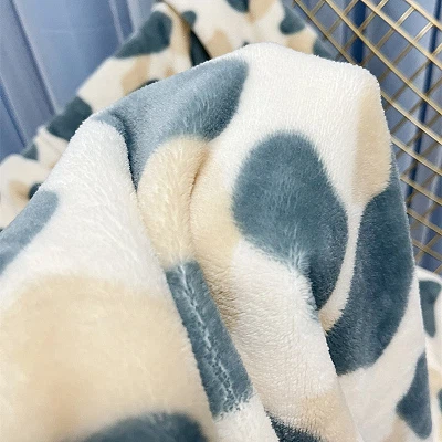 Cow Print Coral Blanket