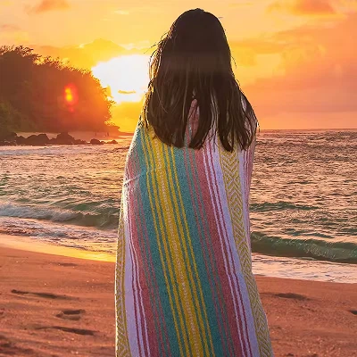 Mexican Cotton Woven Throw Blankets