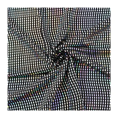 Tissu de maille à paillettes pour robe de mariée