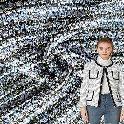 Tissu en tweed pour la veste et la robe