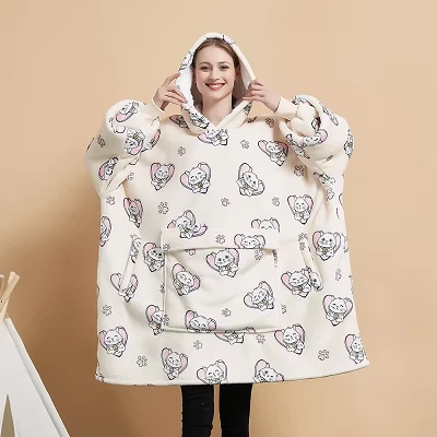 Couverture à capuche portable