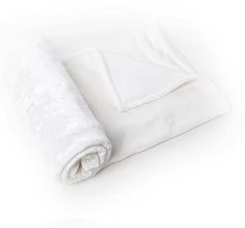 Couverture de flanelle blanche